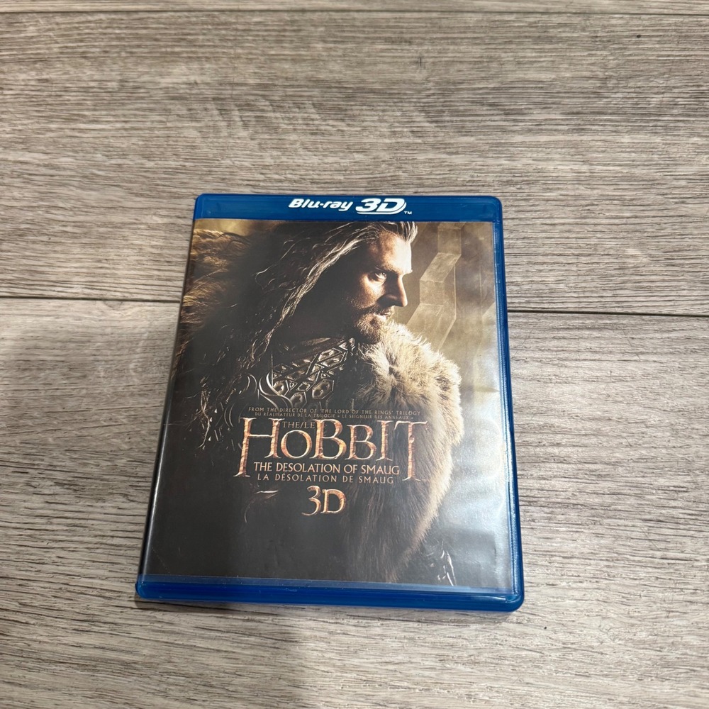 The Hobbit The Desolation of Smaug Blu-ray 3D + Blu-ray 2 Disc w/ Slip Insert